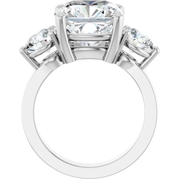 Three-Stone Engagement Ring Image 2 Clater Jewelers Louisville, KY