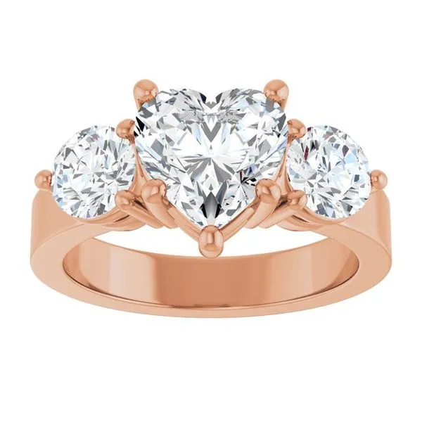 Three-Stone Engagement Ring Image 3 Shipley's Fine Jewelry Hampstead, MD