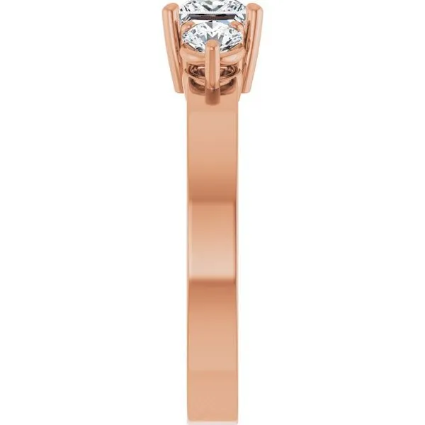 Three-Stone Engagement Ring Image 4 Clater Jewelers Louisville, KY