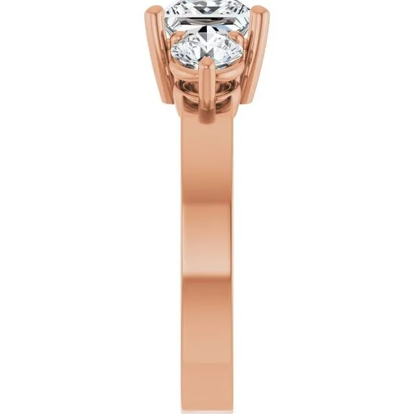 Three-Stone Engagement Ring Image 4 Northwood Jewelers Northwood, OH