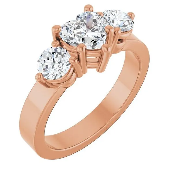 Three-Stone Engagement Ring Witt's Jewelry Wayne, NE