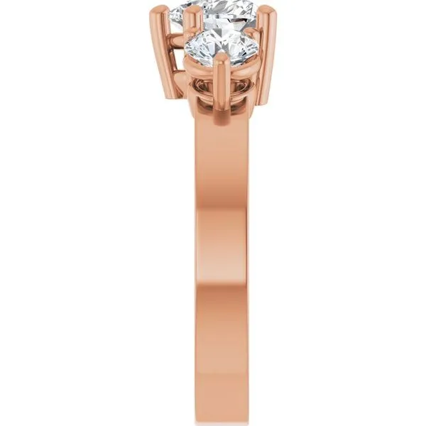 Three-Stone Engagement Ring Image 4 Witt's Jewelry Wayne, NE