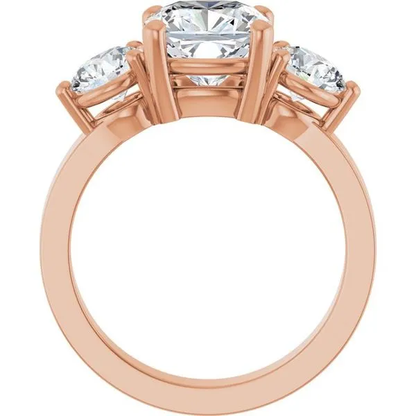 Three-Stone Engagement Ring Image 2 Northwood Jewelers Northwood, OH