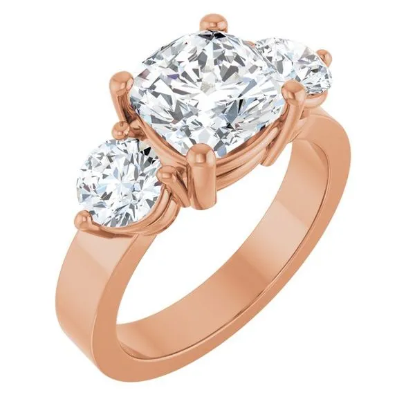 Three-Stone Engagement Ring Northwood Jewelers Northwood, OH