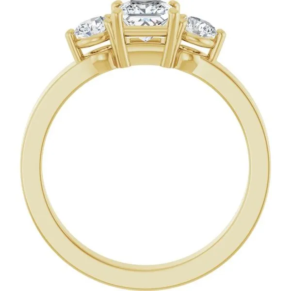 Three-Stone Engagement Ring Image 2 Clater Jewelers Louisville, KY