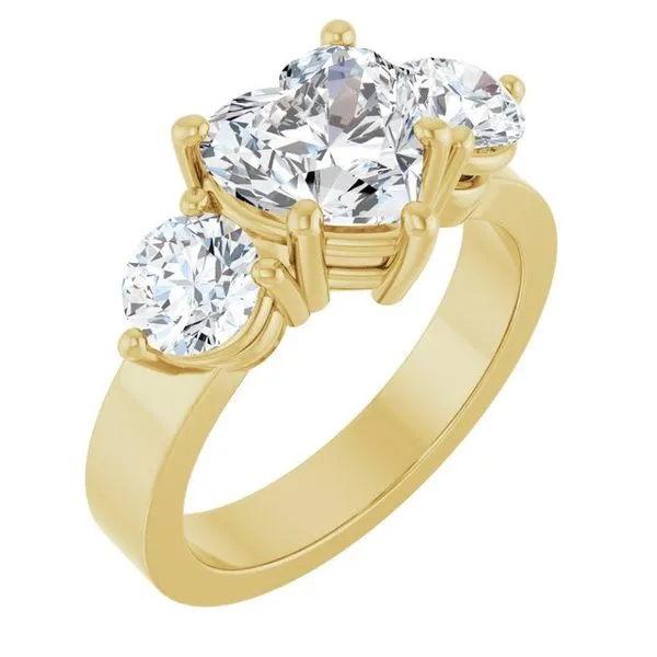 Three-Stone Engagement Ring Clater Jewelers Louisville, KY