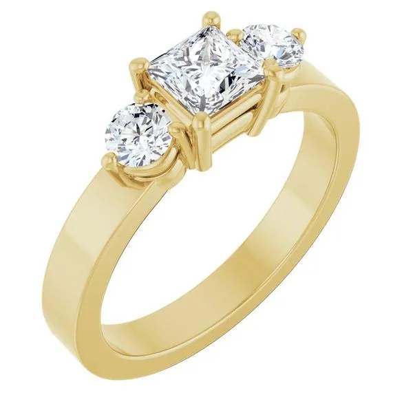 Three-Stone Engagement Ring Northwood Jewelers Northwood, OH