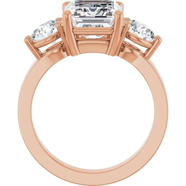 Three-Stone Engagement Ring Image 2 Northwood Jewelers Northwood, OH