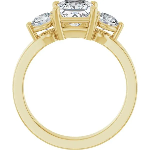 Three-Stone Engagement Ring Image 2 Northwood Jewelers Northwood, OH