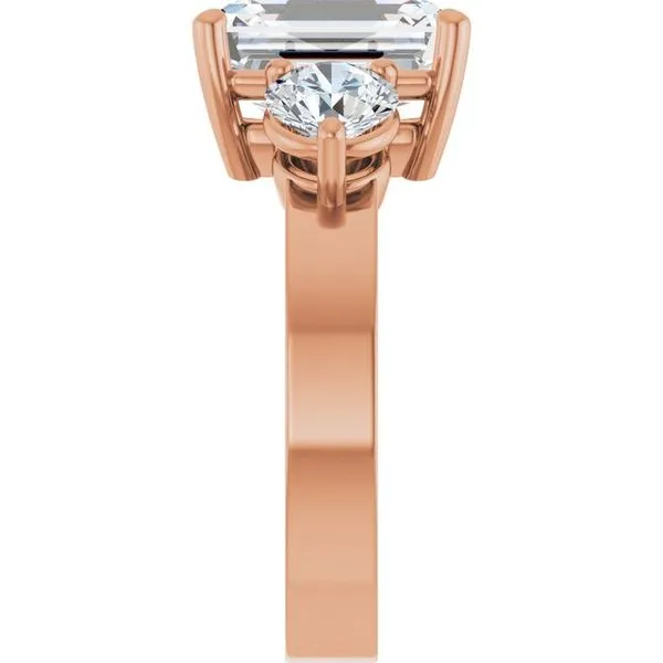 Three-Stone Engagement Ring Image 4 House of Silva Wooster, OH