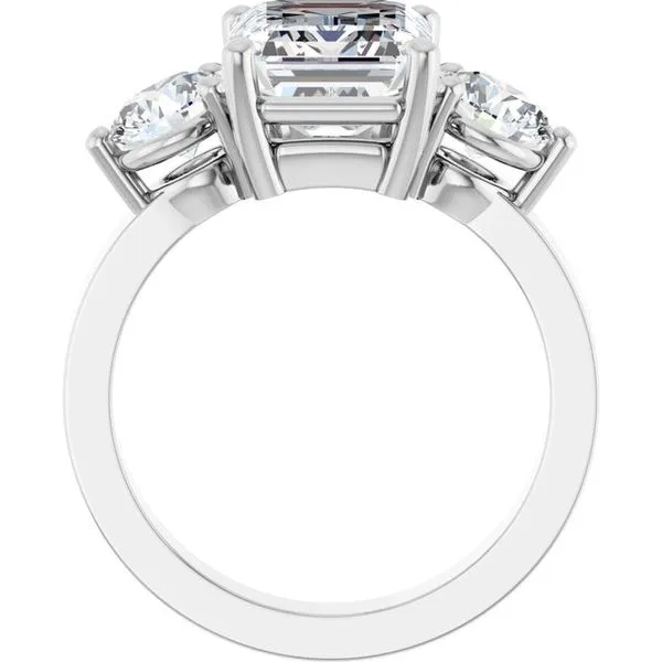 Three-Stone Engagement Ring Image 2 Arezzo Jewelers Elmwood Park, IL