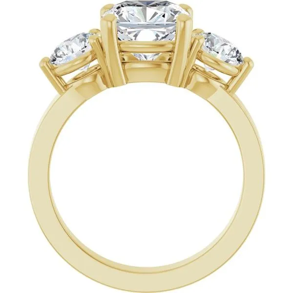 Three-Stone Engagement Ring Image 2 The Ring Austin Round Rock, TX