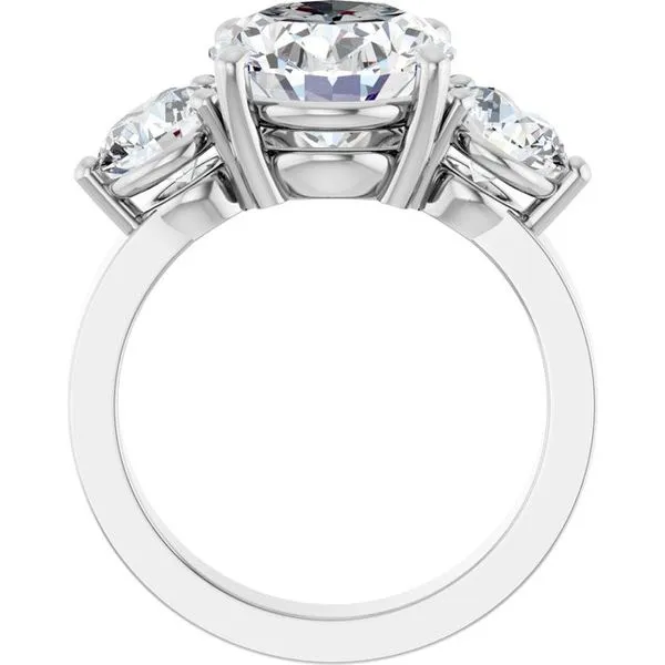 Three-Stone Engagement Ring Image 2 The Ring Austin Round Rock, TX