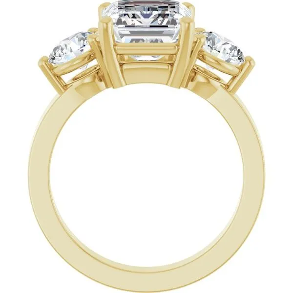 Three-Stone Engagement Ring Image 2 Clater Jewelers Louisville, KY