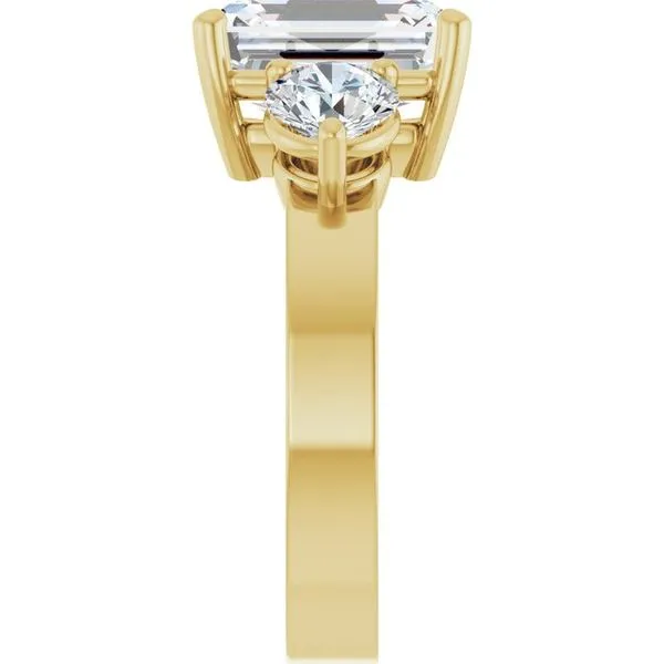 Three-Stone Engagement Ring Image 4 The Ring Austin Round Rock, TX