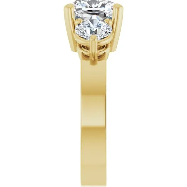 Three-Stone Engagement Ring Image 4 The Ring Austin Round Rock, TX