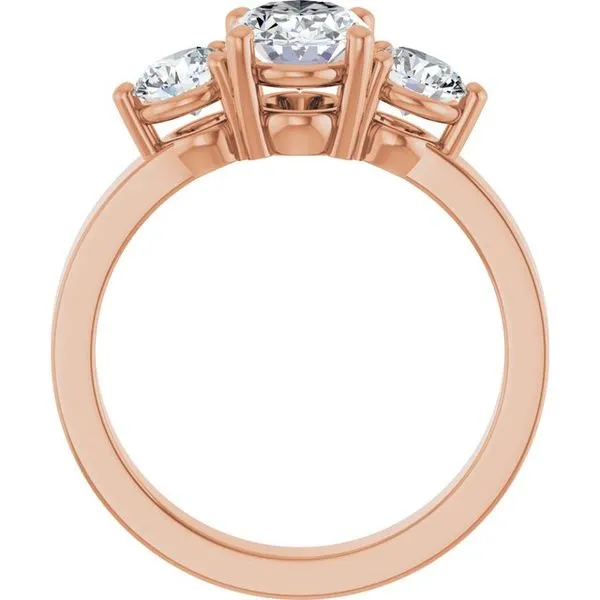 Three-Stone Engagement Ring Image 2 Northwood Jewelers Northwood, OH