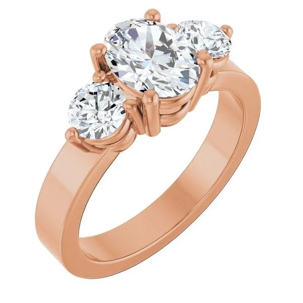 Three-Stone Engagement Ring Northwood Jewelers Northwood, OH