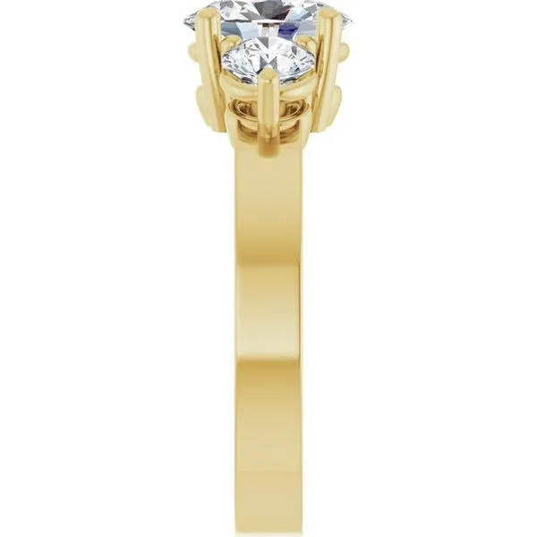 Three-Stone Engagement Ring Image 4 The Ring Austin Round Rock, TX