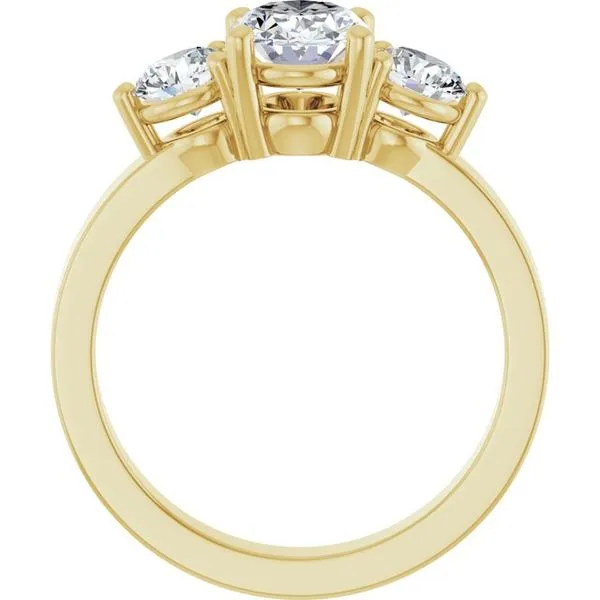 Three-Stone Engagement Ring Image 2 The Ring Austin Round Rock, TX