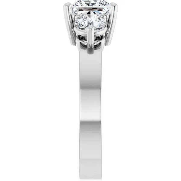 Three-Stone Engagement Ring Image 4 Raleigh Diamond Fine Jewelry Raleigh, NC