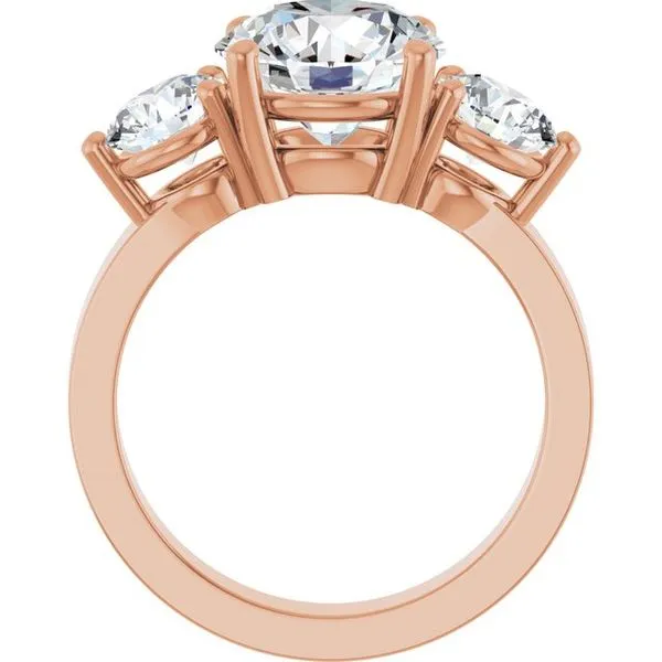 Three-Stone Engagement Ring Image 2 The Ring Austin Round Rock, TX