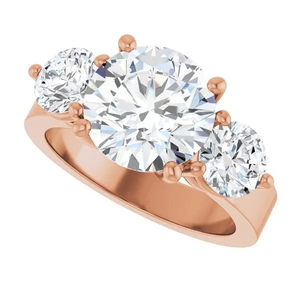 Three-Stone Engagement Ring Image 5 Shipley's Fine Jewelry Hampstead, MD