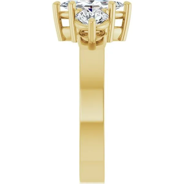 Three-Stone Engagement Ring Image 4 The Ring Austin Round Rock, TX