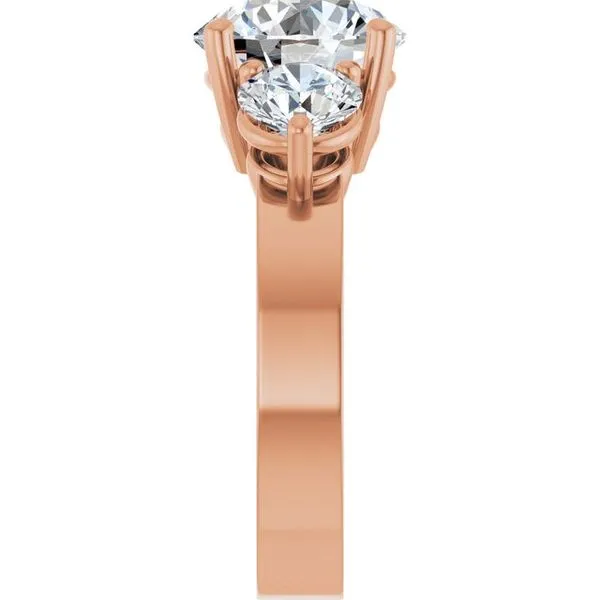 Three-Stone Engagement Ring Image 4 The Ring Austin Round Rock, TX