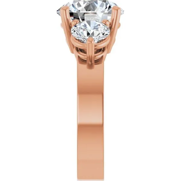 Three-Stone Engagement Ring Image 4 The Ring Austin Round Rock, TX