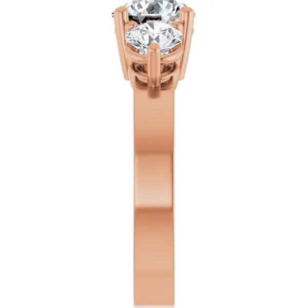 Three-Stone Engagement Ring Image 4 The Ring Austin Round Rock, TX