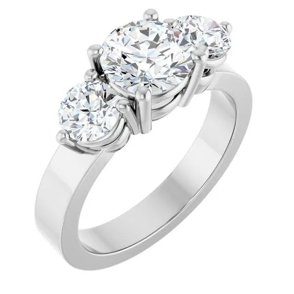 Three-Stone Engagement Ring Northwood Jewelers Northwood, OH