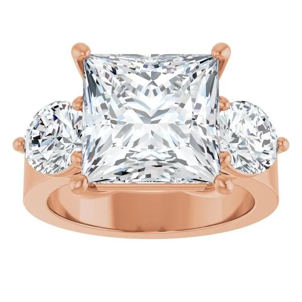 Three-Stone Engagement Ring Image 3 The Ring Austin Round Rock, TX