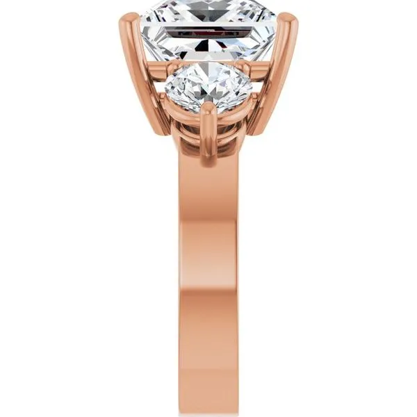 Three-Stone Engagement Ring Image 4 Austin's Fine Diamonds & Jewelry Lyndhurst, NJ