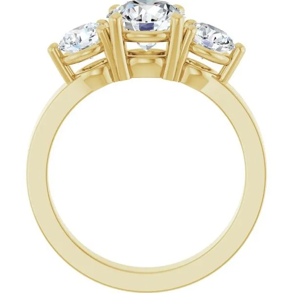 Three-Stone Engagement Ring Image 2 The Ring Austin Round Rock, TX