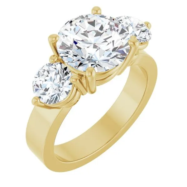 Three-Stone Engagement Ring Northwood Jewelers Northwood, OH