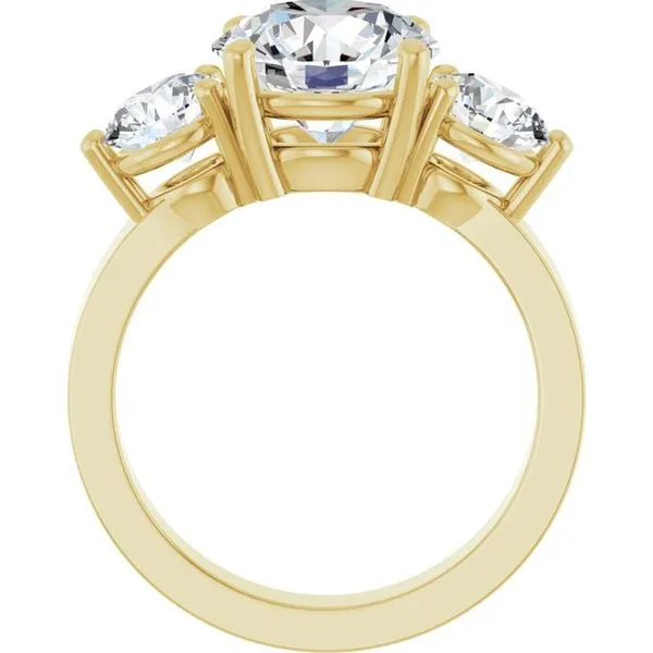 Three-Stone Engagement Ring Image 2 The Ring Austin Round Rock, TX