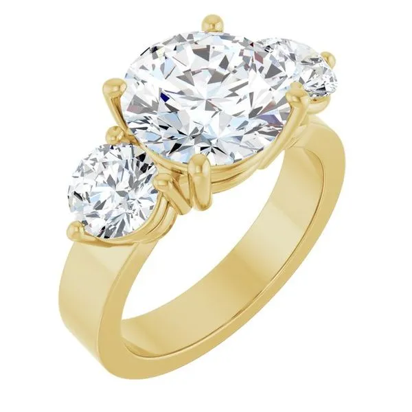 Three-Stone Engagement Ring Northwood Jewelers Northwood, OH