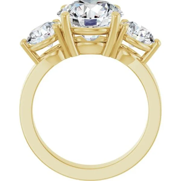 Three-Stone Engagement Ring Image 2 The Ring Austin Round Rock, TX