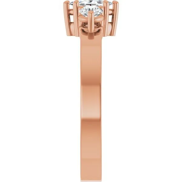 Three-Stone Engagement Ring Image 4 Jimmy Smith Jewelers Decatur, AL