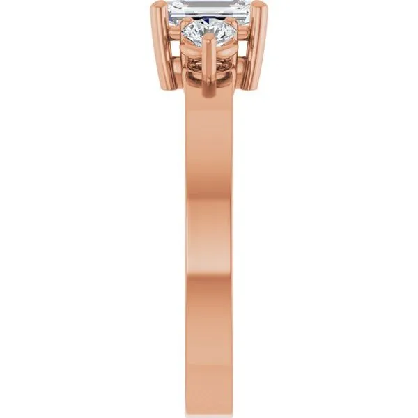 Three-Stone Engagement Ring Image 4 Jimmy Smith Jewelers Decatur, AL