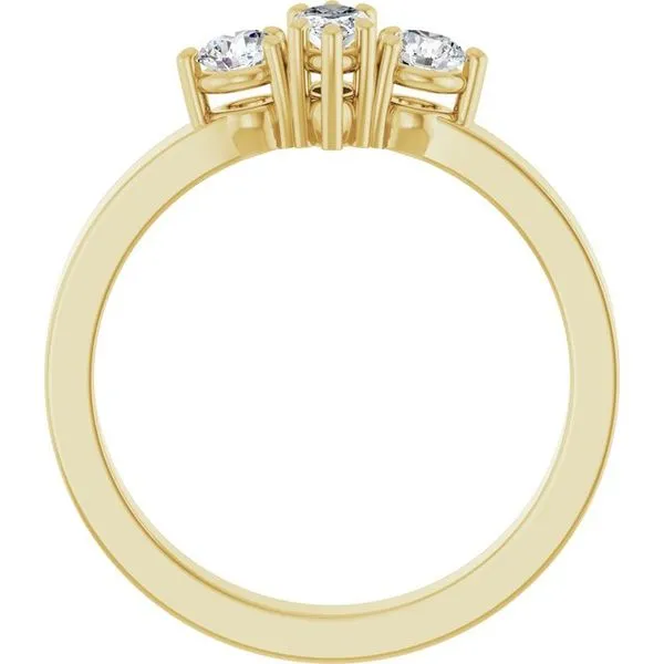 Three-Stone Engagement Ring Image 2 Northwood Jewelers Northwood, OH