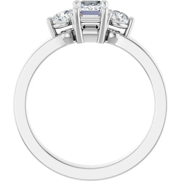 Three-Stone Engagement Ring Image 2 The Ring Austin Round Rock, TX