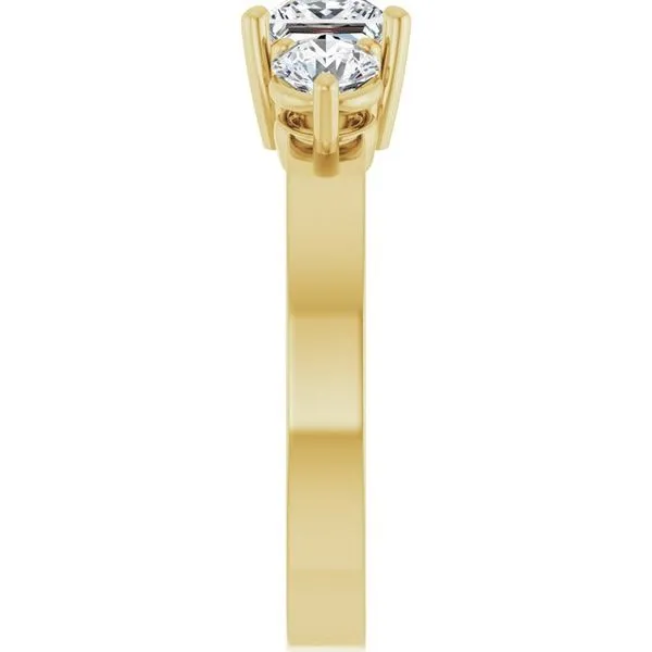 Three-Stone Engagement Ring Image 4 Northwood Jewelers Northwood, OH