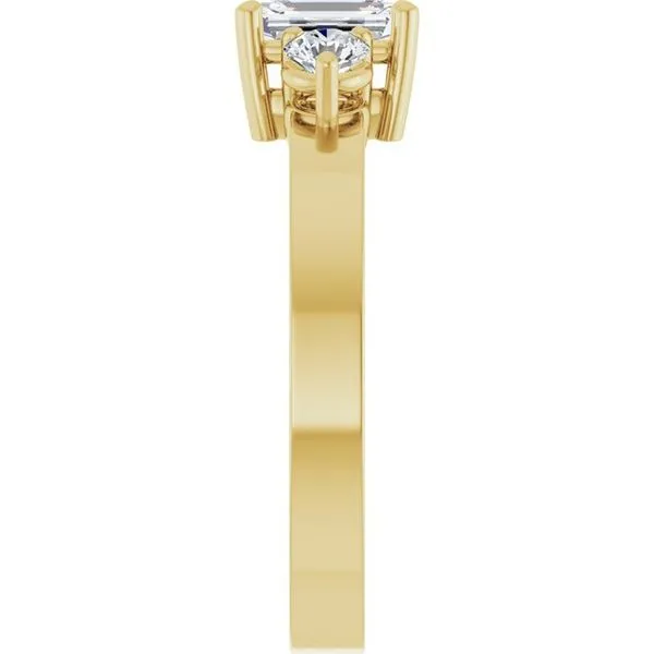Three-Stone Engagement Ring Image 4 Raleigh Diamond Fine Jewelry Raleigh, NC