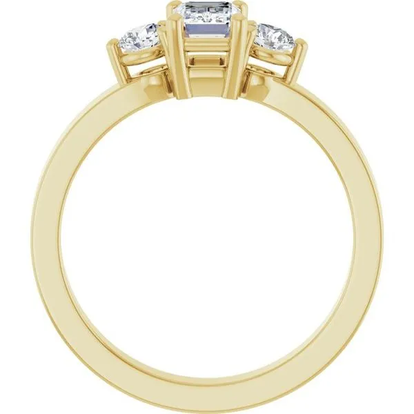 Three-Stone Engagement Ring Image 2 The Ring Austin Round Rock, TX