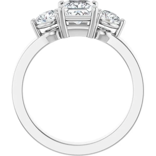 Three-Stone Engagement Ring Image 2 Clater Jewelers Louisville, KY