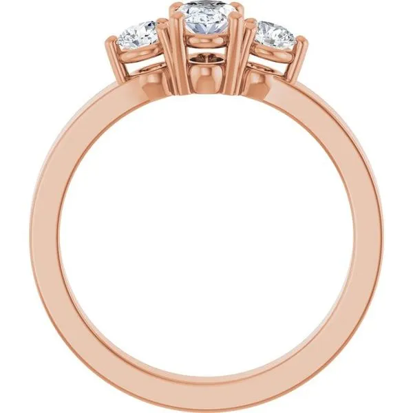 Three-Stone Engagement Ring Image 2 The Ring Austin Round Rock, TX