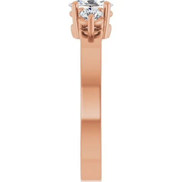 Three-Stone Engagement Ring Image 4 Northwood Jewelers Northwood, OH