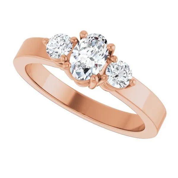 Three-Stone Engagement Ring Image 5 The Ring Austin Round Rock, TX